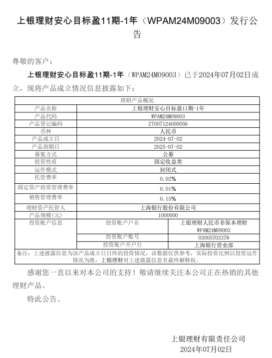 最高募集58亿<strong></p>
<p>1万元理财</strong>，7月理财公司吸金榜出炉！上银理财一目标盈产品仅募集100万元丨机警理财日报