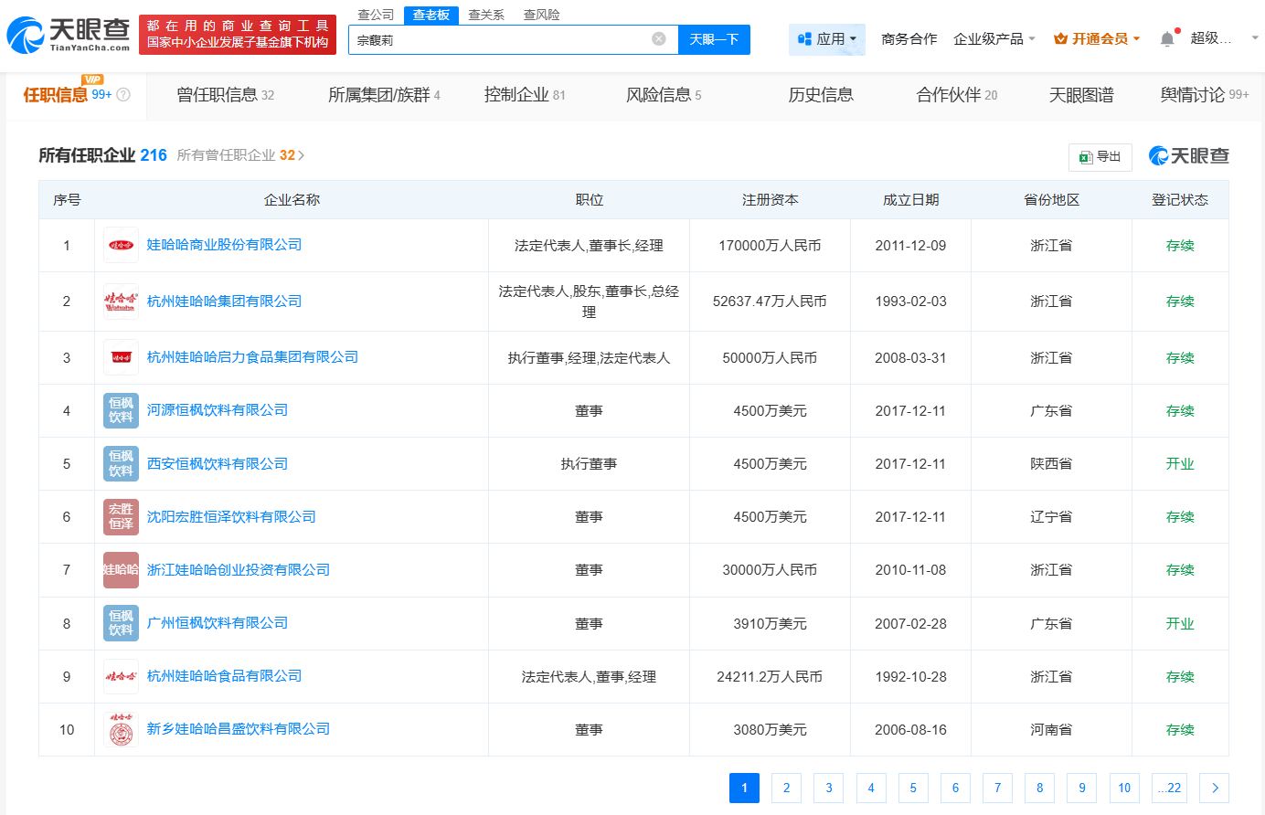 娃哈哈创始人宗庆后的女儿宗馥莉名下多家娃哈哈公司更名为宏胜<strong></p>
<p>理财资格</strong>！被三名自称“同父异母弟妹”在香港法庭起诉