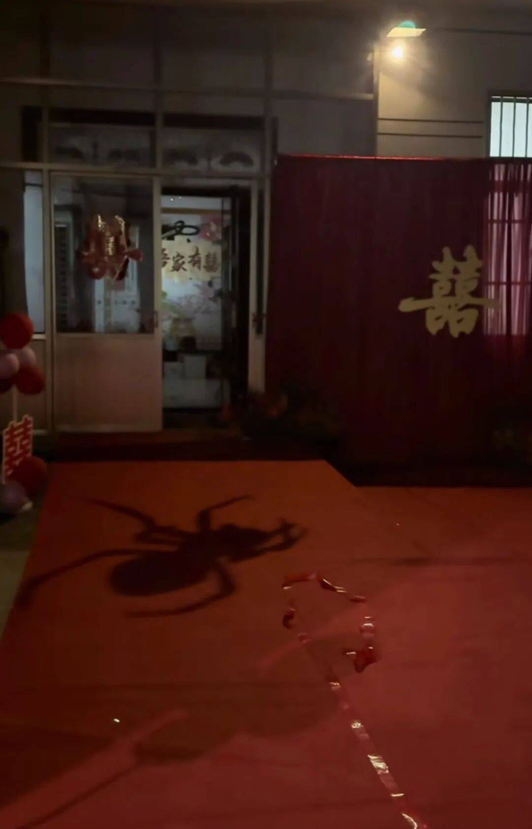 山东一新娘家凌晨出现巨大蜘蛛的倒影<strong></p>
<p>哪家银行理财产品</strong>，拍摄者：蜘蛛爬在灯泡上，网友：这才是喜结连理