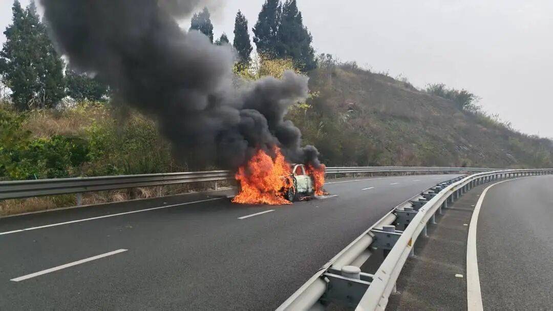 四川高速上一汽车突发自燃！车内两人闻到异味后果断弃车<strong></p>
<p>理财卷</strong>，成功逃生